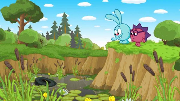 Смешарики Азбука безопасности место для купания