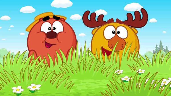 Смешарики Лосяш и Копатыч