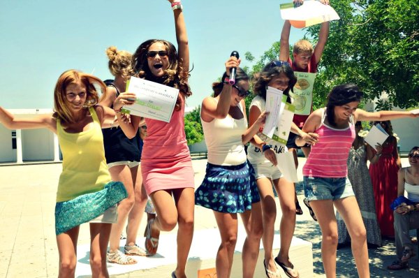 Студенты летом