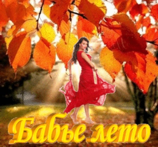 Утро осень бабье лето