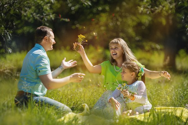 Семейная фотосессия на природе