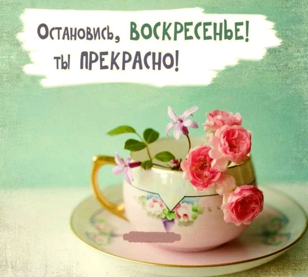 Открытки с воскресеньем