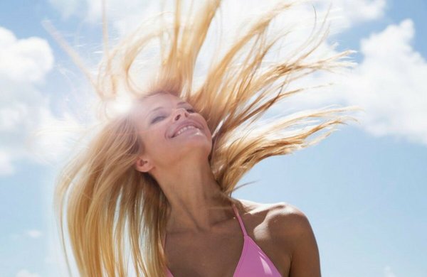 Волосы на солнце