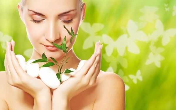 Лицо счастливой женщины