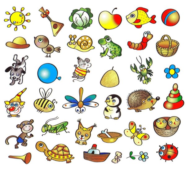 Для детей развивающие цветные рисунки