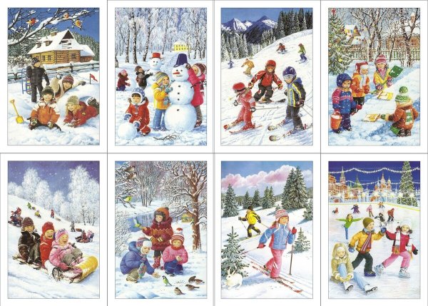 Значки по временам года