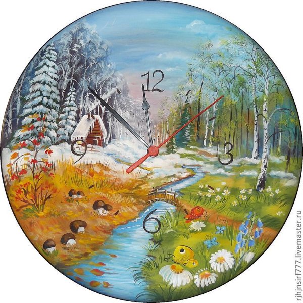 Фон для рисования по временам года