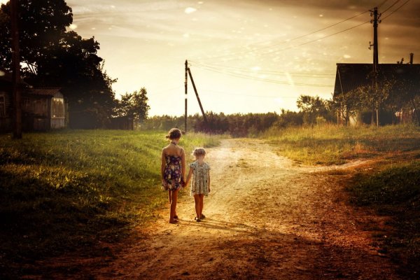 Детство в деревне