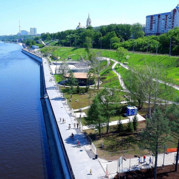 Набережная реки Камы