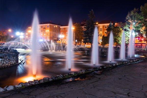 Вечерняя Пермь, Комсомольская площадь