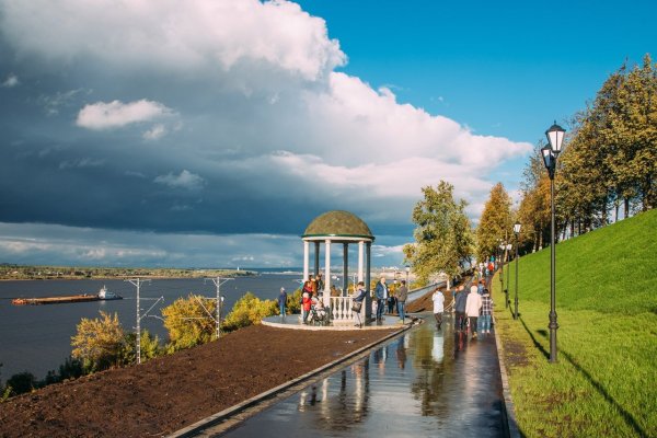 Ротонда на набережной Пермь