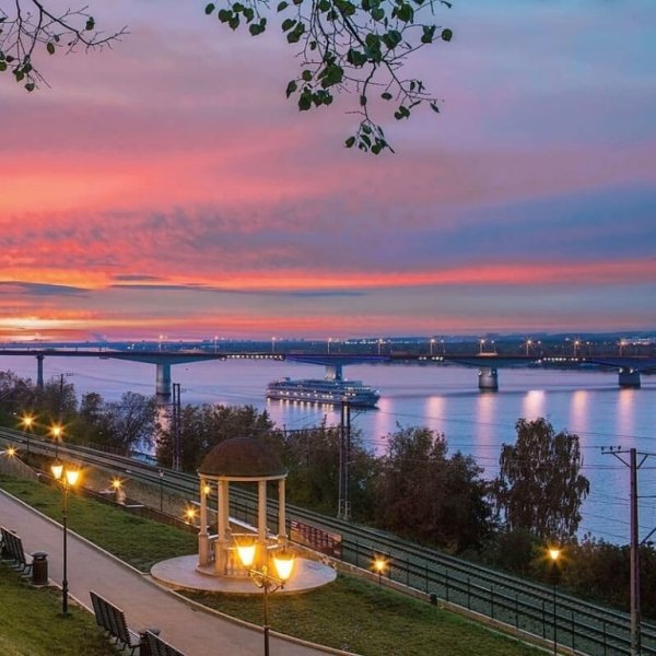 Набережная реки Камы в Перми