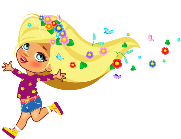 Мультяшная девочка