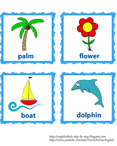 Английский для малышей карточки со словами