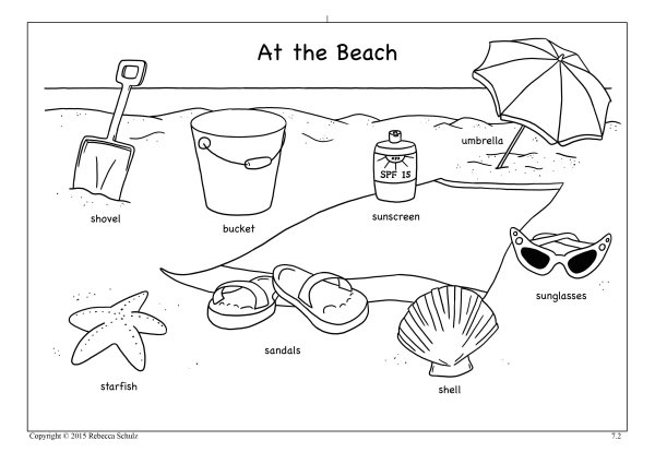 Тема лето на английском языке для детей