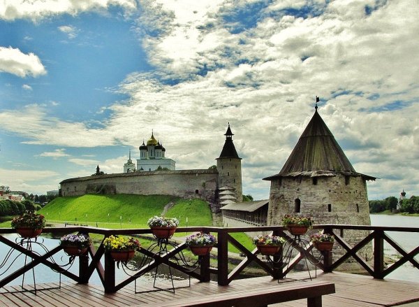 Город Псков в настоящем