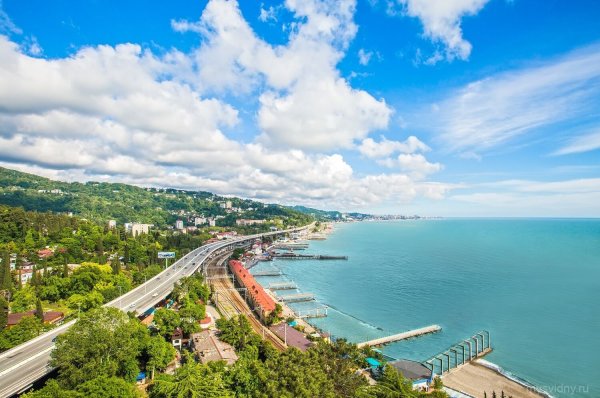 Сочи летом красивые места