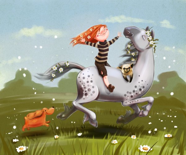 Велосипедист карикатура