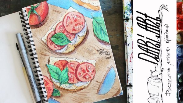 Красивые рисунки для скетчбука