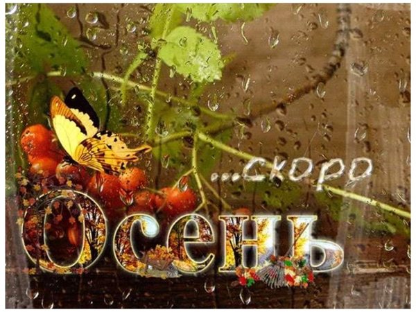 Август скоро осень