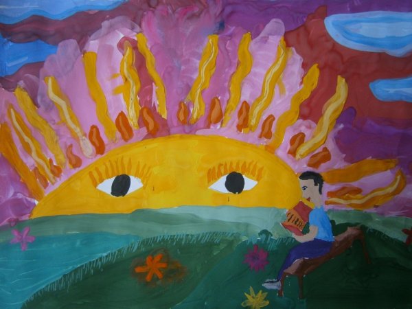 Рисунок шествие солнца