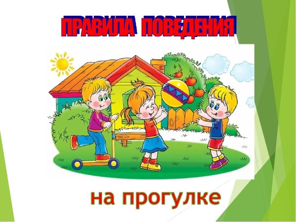Правила поведения на прогулке