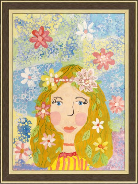 Намаконова Евгения декоративный портрет