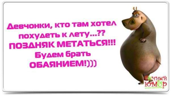 Поздно худеть к лету