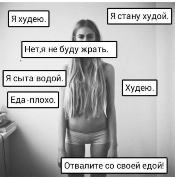 Анорексия мотивация к похудению