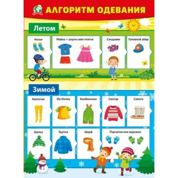 Дидактические игры алгоритм одевания