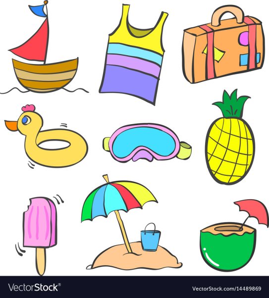 Предметы связанные с летом