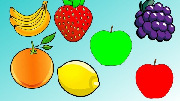 Аппликация фрукты