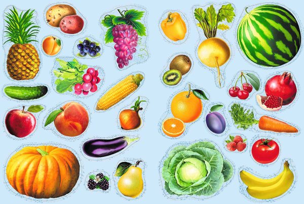 Овощи и фрукты для детей