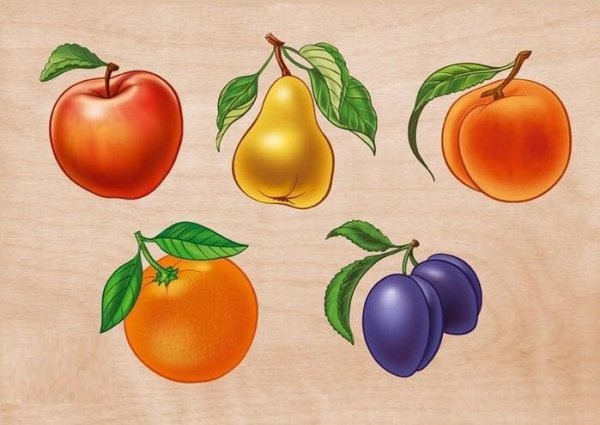 Фрукты для дошкольников