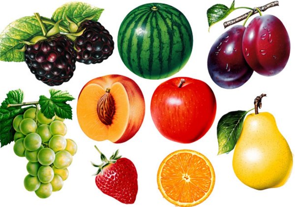 Фрукты для детского сада