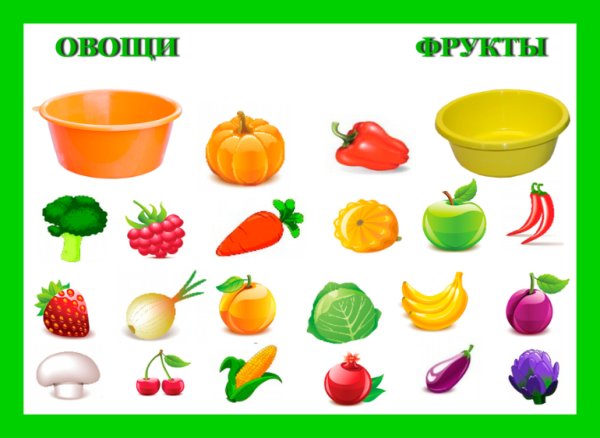Фрукты занятие для дошкольников