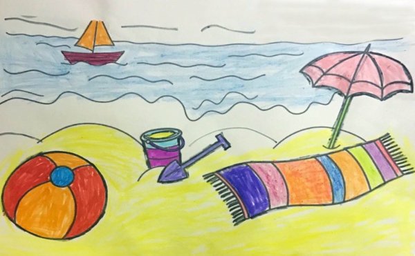 Рисунок лето 5 класс