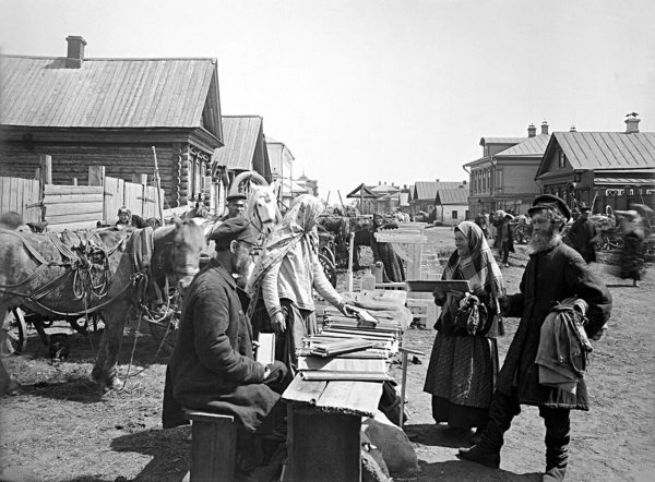Деревенская улица 19 век