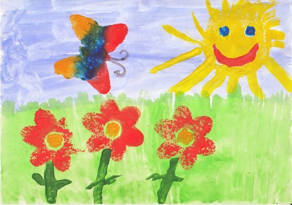 Рисунок лето средняя группа