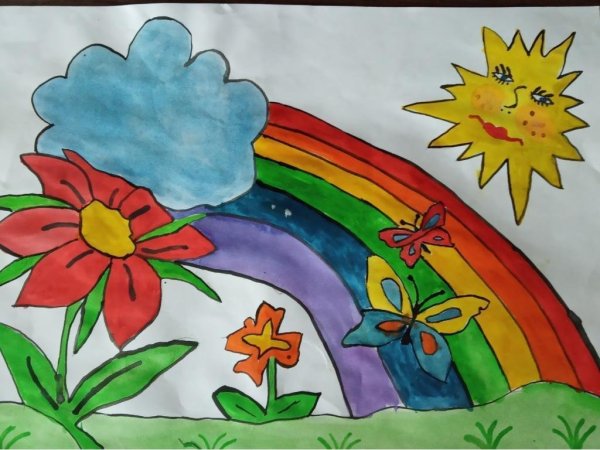 Рисование на тему Здравствуй лето