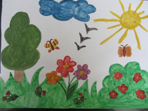 Рисунок на тему лето