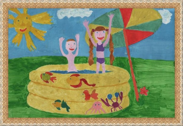 Рисунок на тему каникулы