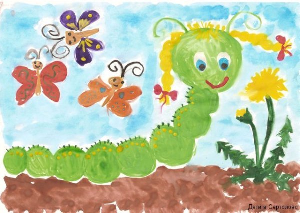 Рисунок на тему Здравствуй лето