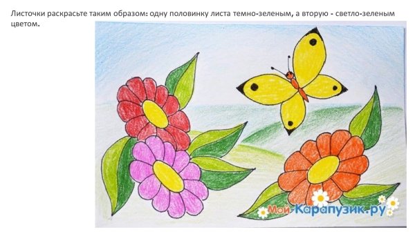 Рисунок лето 1 класс