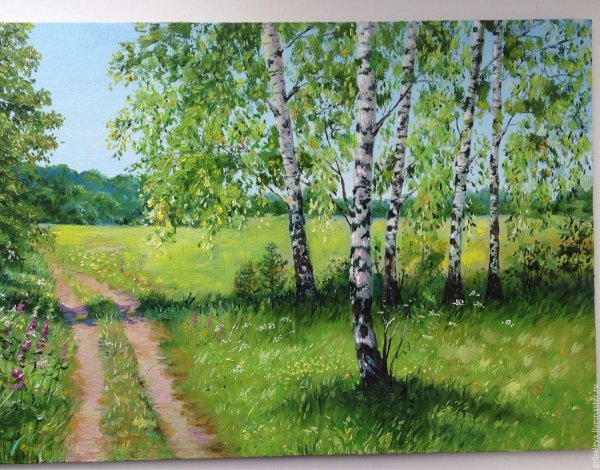 Живопись Ивана Бунина Берёзовая роща