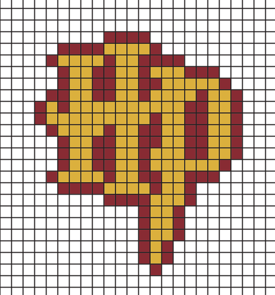 Рисование по клеткам мороженое