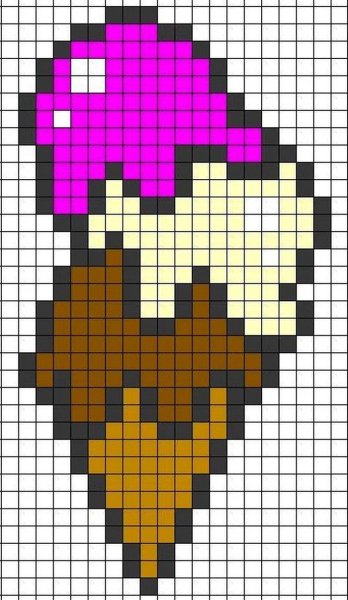 Рисунки по клеточкам маленькие