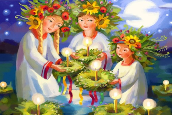 Открытки лето