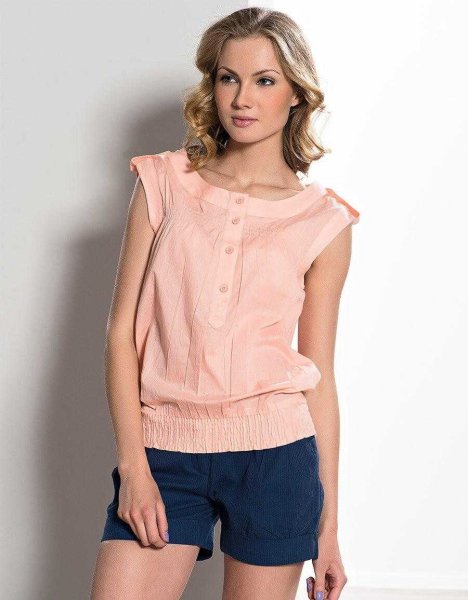 Летние блузки с коротким рукавом