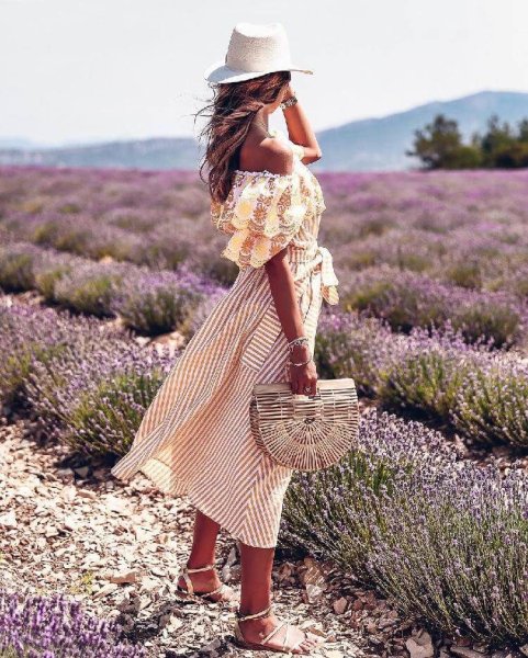 Платье стиль бохо Шик Прованс